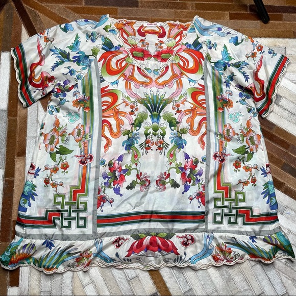 Johnny Was Tops - Johnny Was Silk Top